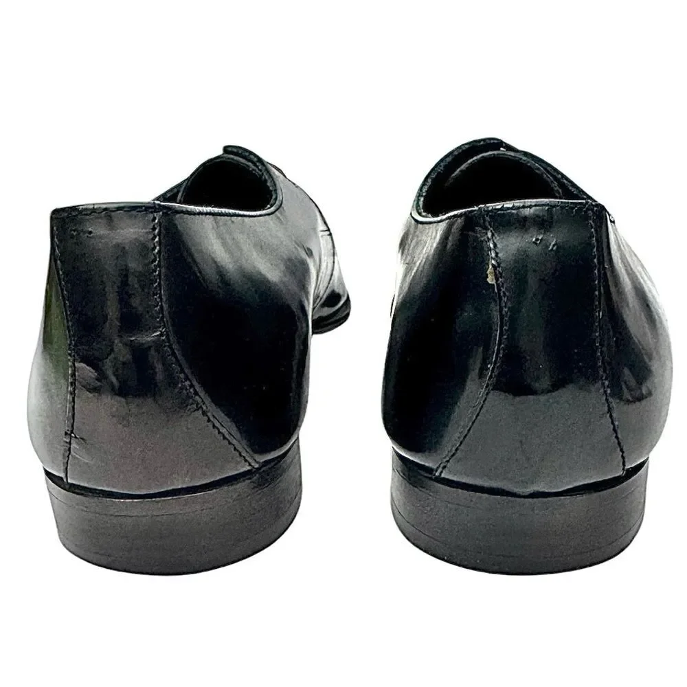 Stanley Blacker Men's Vintage Dress Shoes Size 10.5 W Made In Italy Pre-Owned